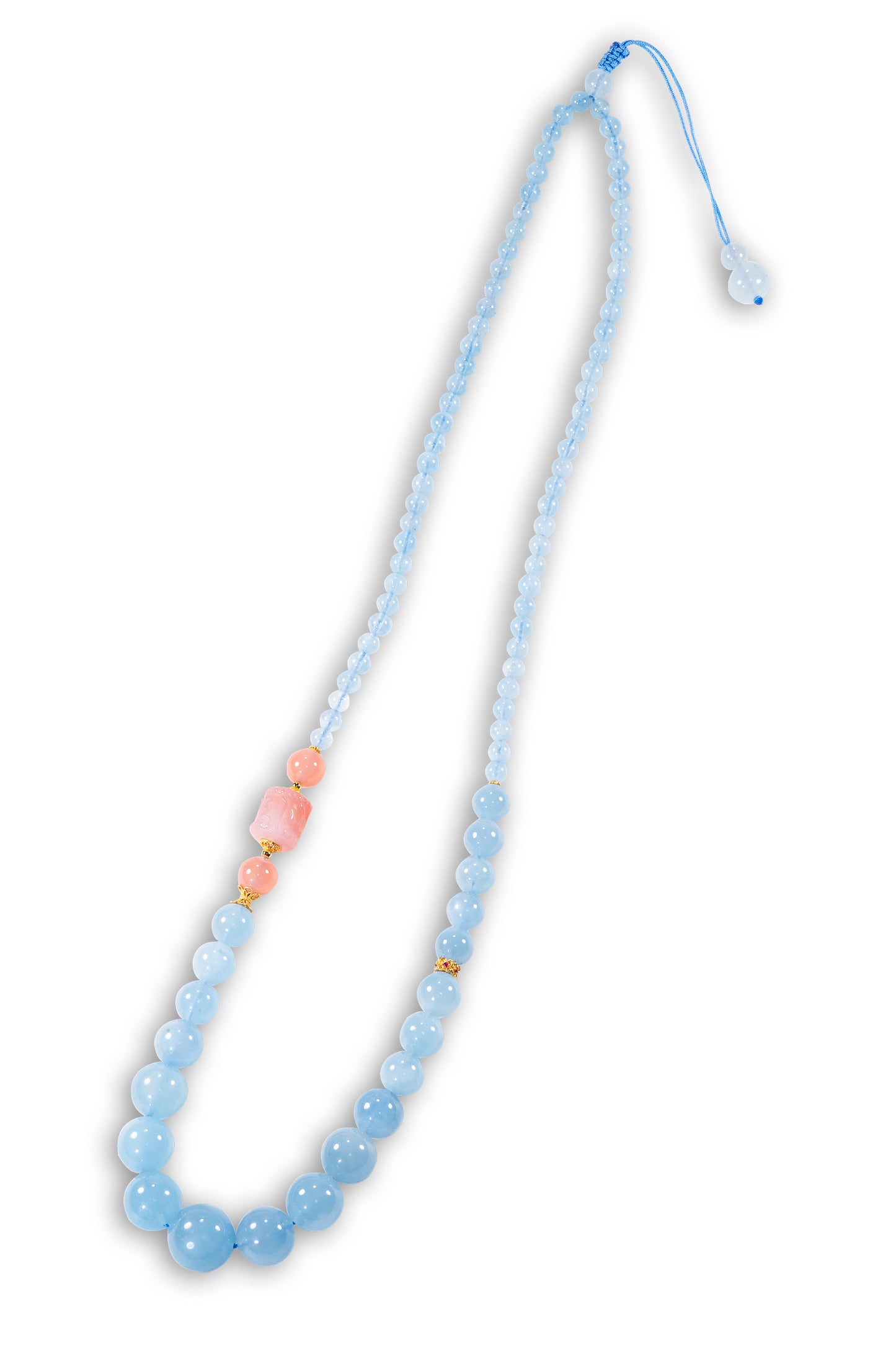 Serene Azure Heart Necklace