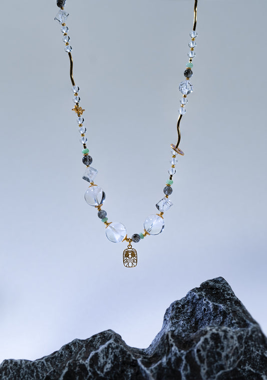 Pure Snowy Mountain Necklace