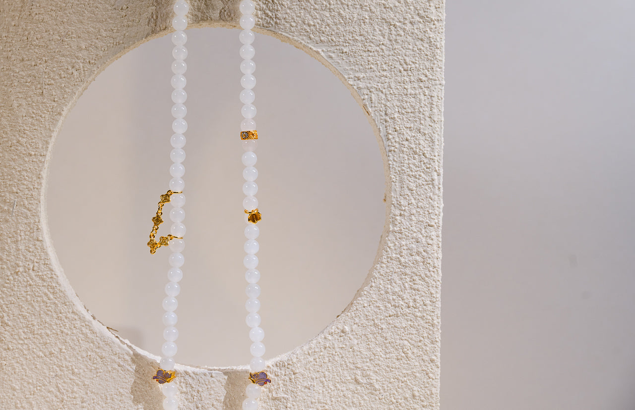 Dance of the Serpent and Butterfly Necklace