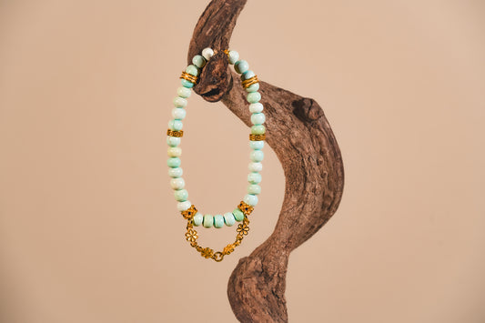 Blue Starry Blossoms Bracelet