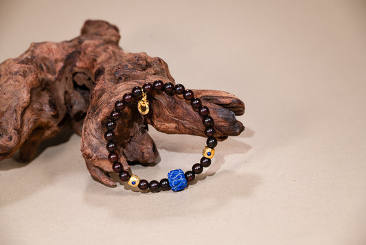 Dancing Dragon on Lotus Bracelet