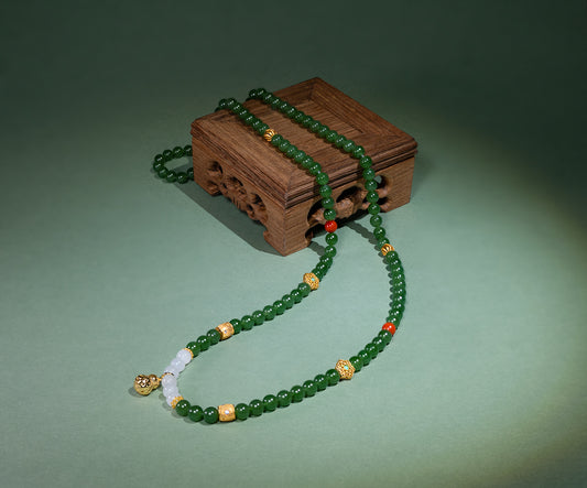 Golden Spirit of the Gourd Necklace
